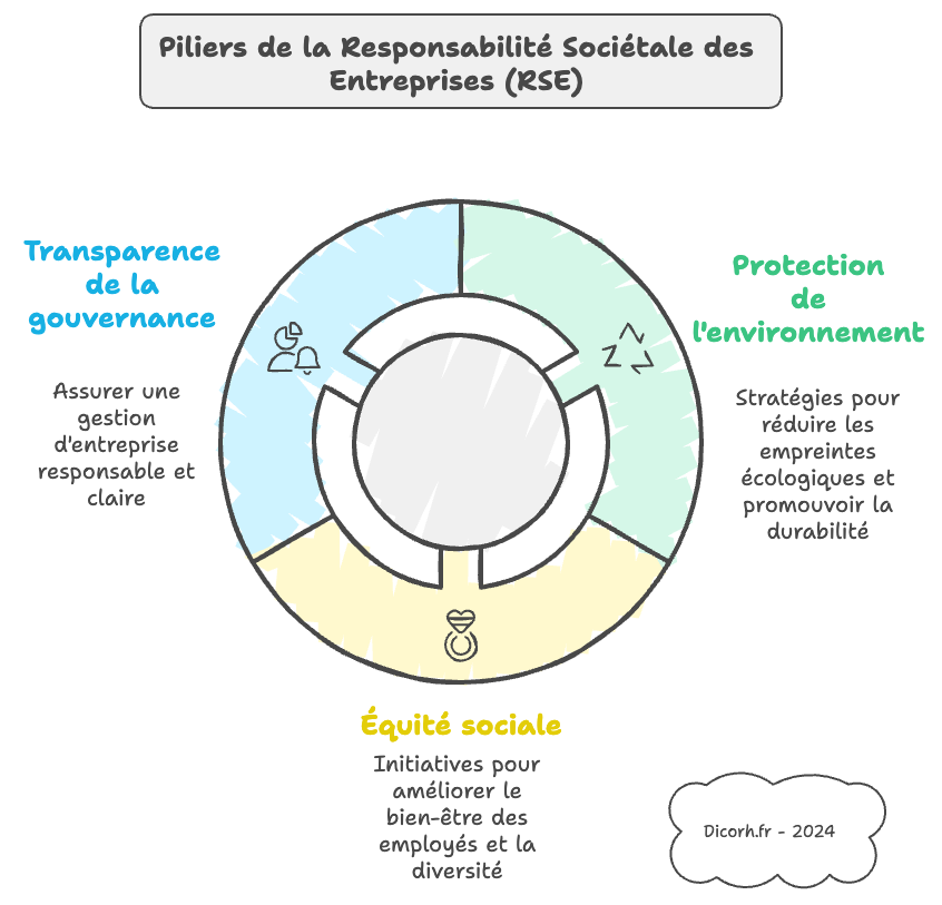 les 3 piliers de la RSE