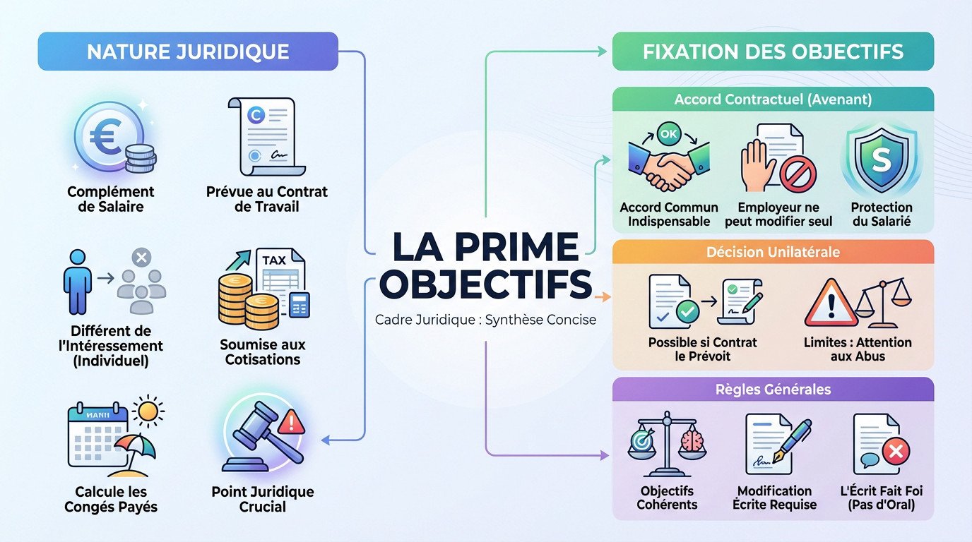 Cadre juridique et définition de la prime sur objectifs pour les salariés