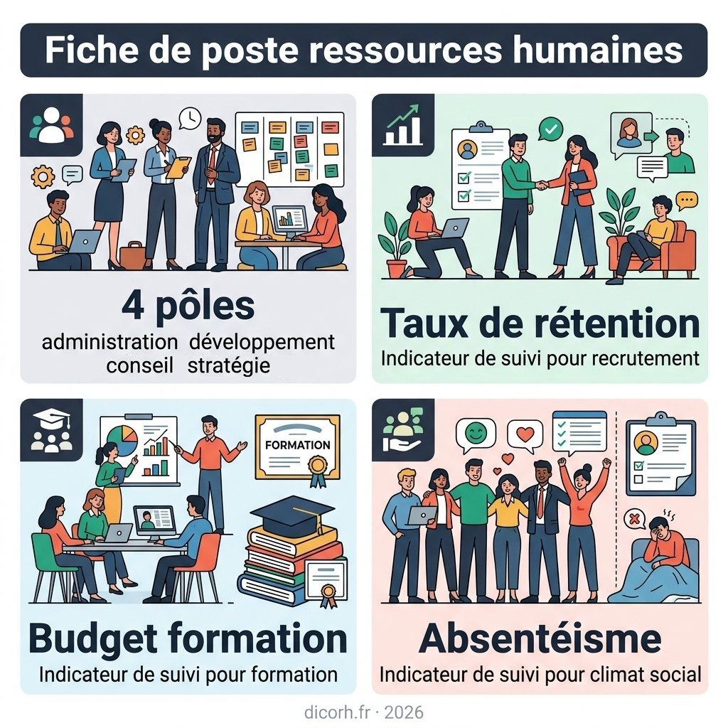 Infographie — fiche de poste ressources humaines