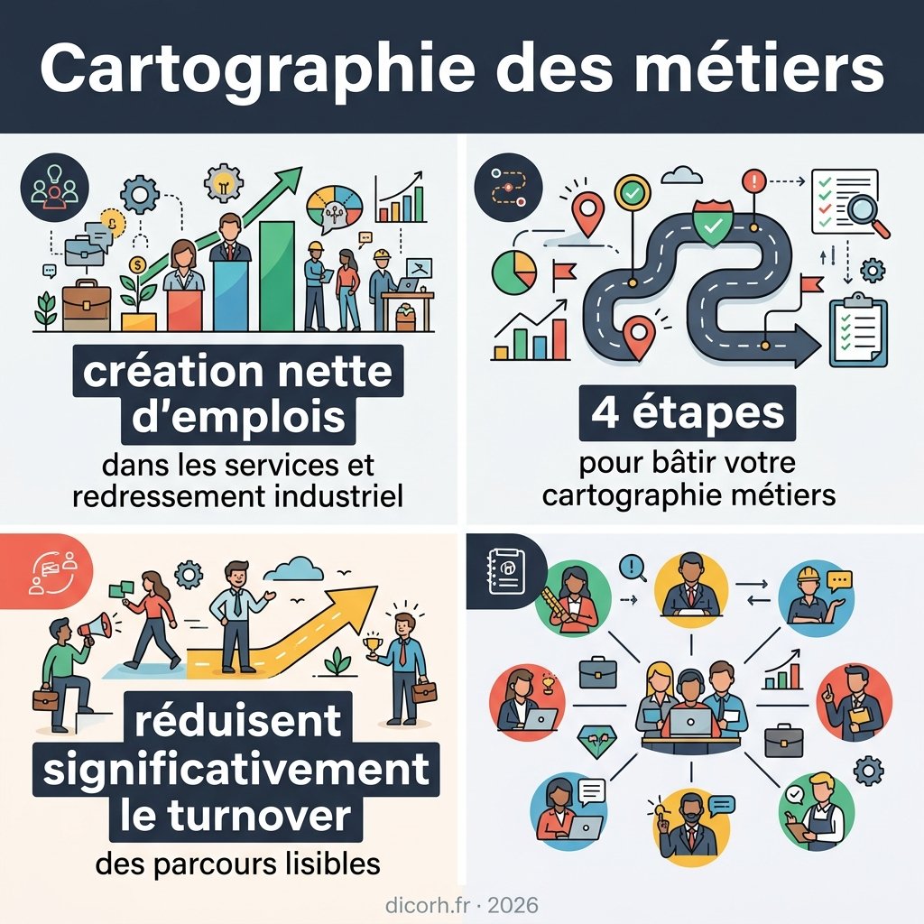 Infographie — cartographie des métiers